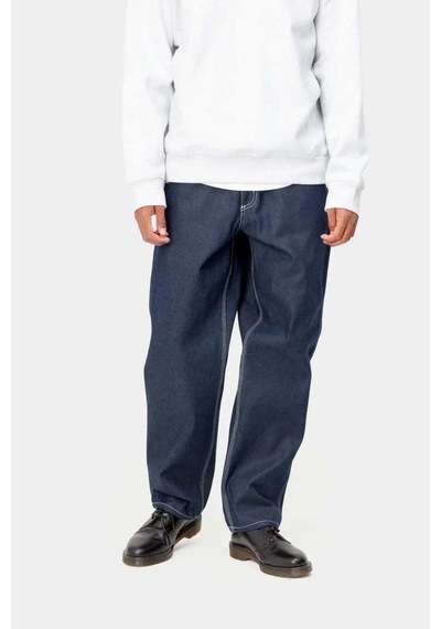 Carhartt Wıp %100 Pamuk 'norco' Denim Regular Fit Pantolon Konforlu Ve Şık Mavi