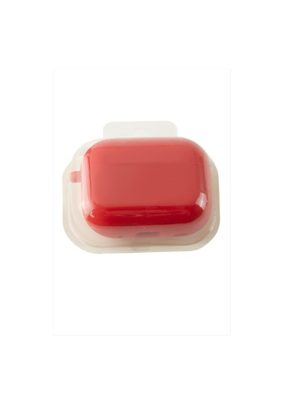 Airpods 3 Nesil Uyumlu Kablosuz Silikonlu Kulaklık Kılıfı Kırmızı