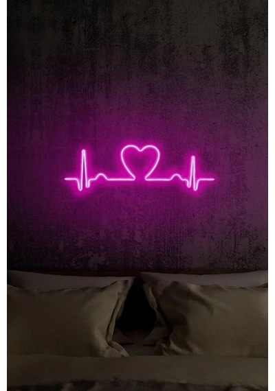 Love Rhythm - Led Dekoratif Duvar Aydınlatması Neon Duvar Yazısı Sihirli Led Mesajlar