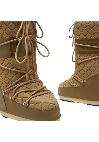 Bot Kar Kadın 80d1402930-m013 Moon Boot Icon Quilt Caramel Acı Kahverengi