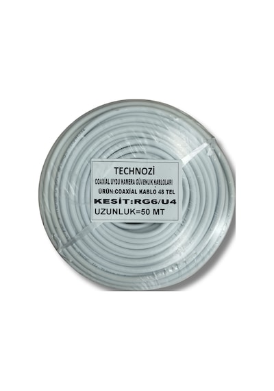 48 Tel 50 Metre Uydu Kablosu
