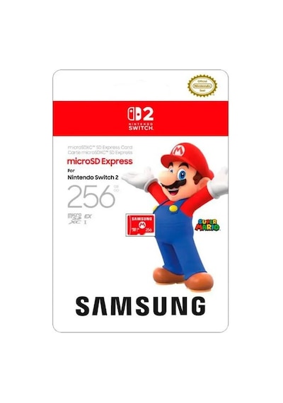 Nintendo Switch 2 Samsung Uyumlu 256gb Microsd Express Card