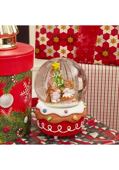 Karaca Home New Year Yılbaşı Cupcake Müzikli Yılbaşı Kar Küresi