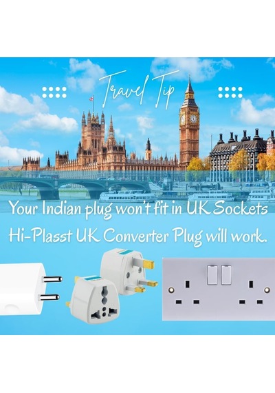 Lexroo Tip G, İngiliz Adaptör Fişi, Hindistan, İngiltere, Dubai, Hong Kong, Singapur, Kıbrıs Fişi