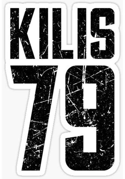 79 KİLİS Sticker Yapıştırma Oto Etiket 17cm