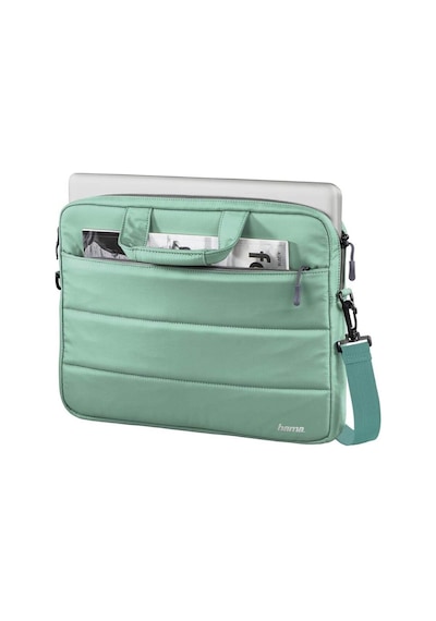 Hama Toronto Omuz Askılı 13, 13.3, 14 İnch Apple Uyumlu MacBook Notebook Çantası Evrak Çantası - Mint Yeşili