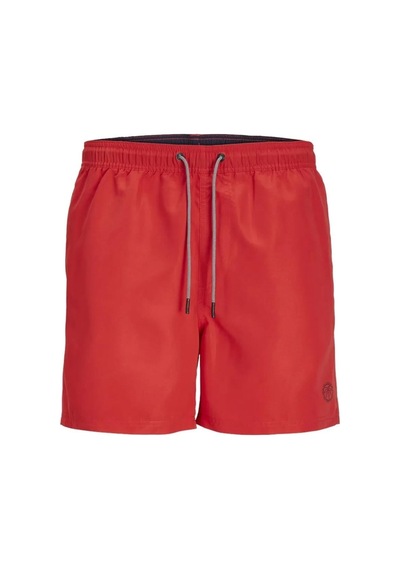 Jack & Jones Erkek Chinese Red Deniz Şortu 12225961-12272776 Kırmızı