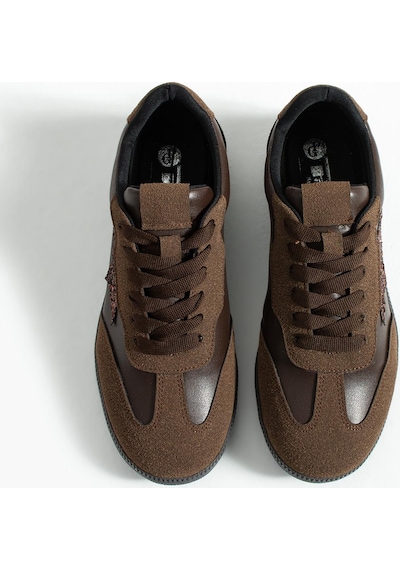 Tivana Kadın Sneaker Bağcıklı Yarım Yıldız Detaylı Spor Ayakkabı Nuvon - Kahverengi Kahverengi Tivana Kadın Sneaker Bağcıklı Yarım Yıldız Detaylı Spor Ayakkabı Nuvon - Kahverengi Kahverengi