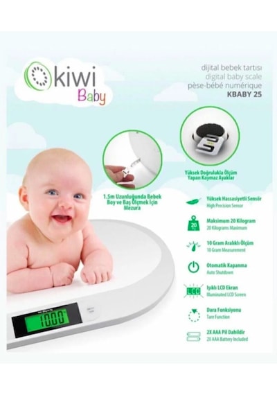 Kiwibaby Kiwi Kbaby 25 Bebek Tartısı