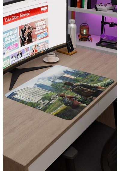 The Last Of Us Kaymaz Dikişli Kauçuk Oyuncu Mousepad V5 - 48x40 Xl Gaming Mouse Pad Fare Altlığı