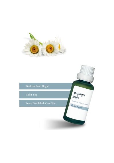 Sabunal Papatya Yağı 30 ML - Cilt Nemlendirici ve Bakım Yağı