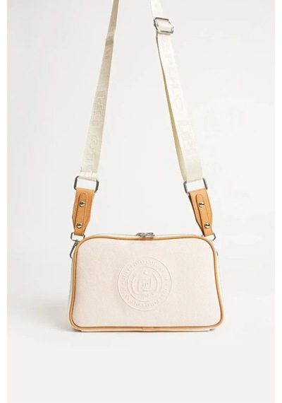 Just Polo Kadın Lakost Ayarlanabilir Askılı Çapraz Omuz Çantası Shoulder Bag Bej