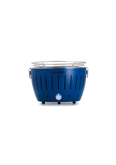 Lotusgrill S Dumansız Kömürlü Mangal - Çantalı, Taşınabilir Kamp Barbeküsü Mavi