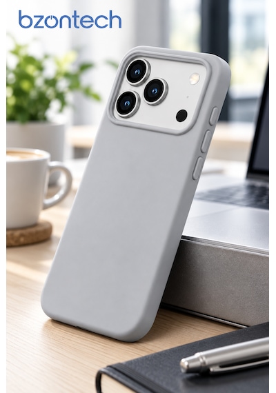 Apple Uyumlu iPhone 17 Pro Max / 18 Pro Max Uyumlu Kılıf Renkli Lansman İçi Kadife Yumuşak Kamera Yükseltili Silikon Dingin Gri Apple Uyumlu iPhone 17 Pro Max / 18 Pro Max Uyumlu Kılıf Renkli Lansman İçi Kadife Yumuşak Kamera Yükseltili Silikon Dingin Gri