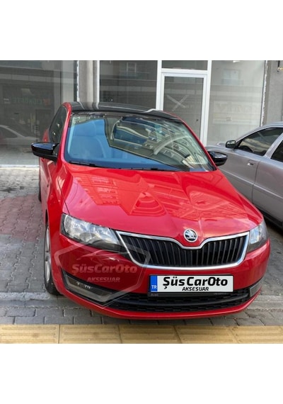 Skoda Fabia Mk3 Sinyalli 2015-2021 Uyumlu Batman Yarasa Ayna Kapağı Piano Black Abs Plastik 00 Şüscaroto Aksesuar