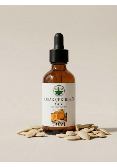 Soğuk Sıkım Kabak Çekirdeği Yağı Pumpkin Seed Oil Cucurbita Pepo Saf Doğal 50 Ml 50 ML