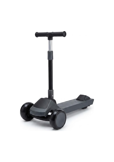 3 Tekerlekli Çocuk Scooter 4 Kademeli Ayarlanabilir Işıklı Ve Müzikli Katlanabilir Çocuk Scooter Gri