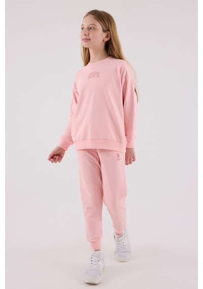 U.S. Polo Assn. U.s. Polo Assn Kız Çocuk Pembe Eşofman Takımı Us2320-c-v2 Pembe
