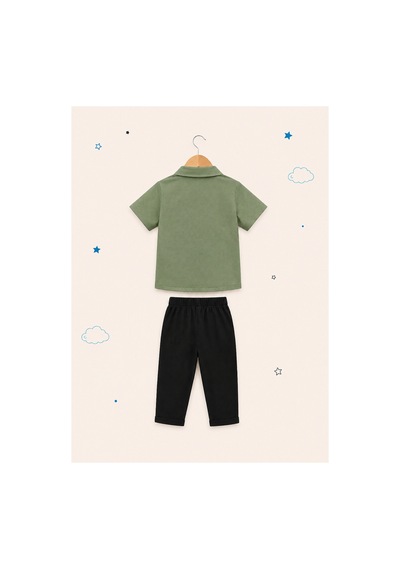 Overmax 3 Lü Gömlek Çocuk Takım Gömlek, Tshirt & Pantolon 3' Lü Kombin 1-10 Yaş Trend Yazlık Takım Yeşil - 885663189 Yeşil Overmax 3 Lü Gömlek Çocuk Takım Gömlek, Tshirt & Pantolon 3' Lü Kombin 1-10 Yaş Trend Yazlık Takım Yeşil - 885663189 Yeşil