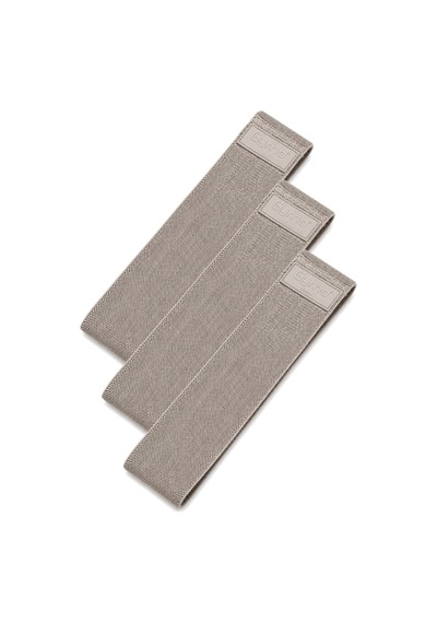 Gymo Hip Band Squat Egzersiz Kalça Direnç Bandı 76x8cm Toprak 3'lü Set Kahverengi