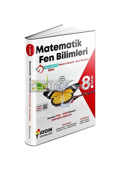 8. Sınıf 1. Dönem Matematik ve Fen Bilimleri Beceri Temelli Soru Bankası -  Aydın Yayınları
