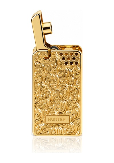 Premium Gold Gaz Dolumlu Metal Gövdeli Kapaklı Şık Model Turuncu