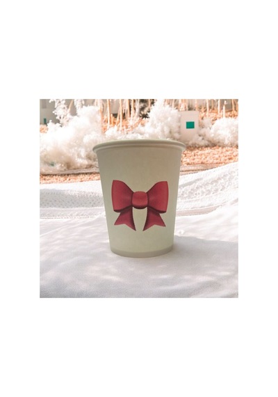 Pembe Kurdela-doğumgünü -desenli Tek Kullanımlık 7 Oz 100 Adet Karton Bardak 1