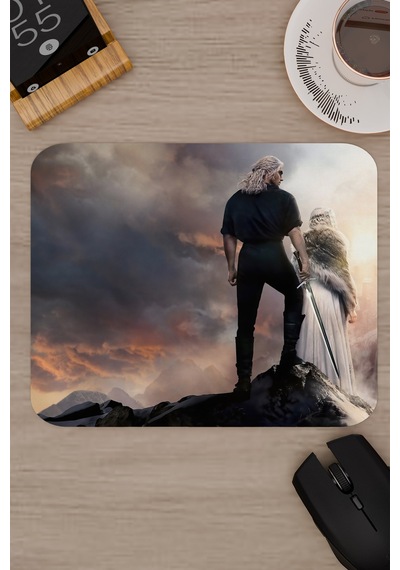 The Witcher V4 22x18 Gaming Kauçuk Kaymaz Taban Mouse Pad Fare Altlığı