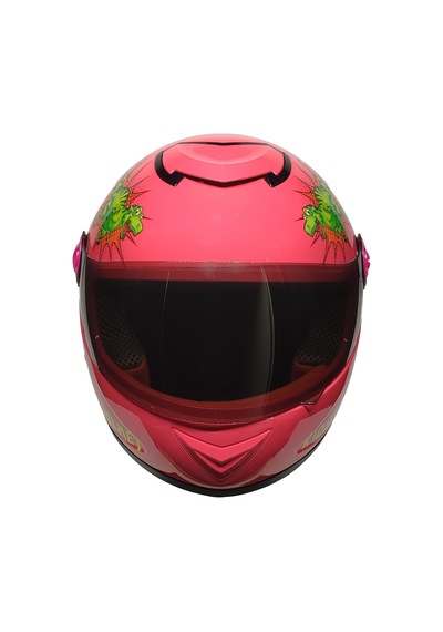 Mts Full Face Motosiklet Çocuk Kaskı K3 Dino Pink Pembe
