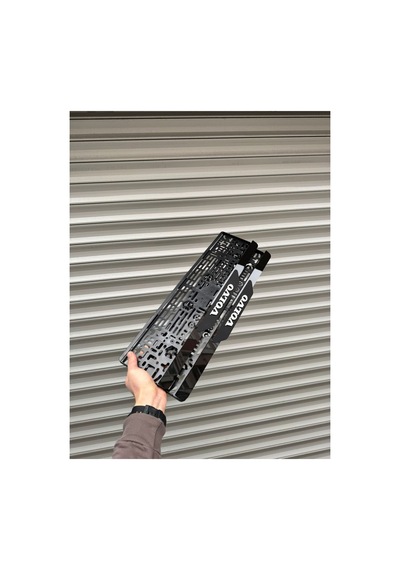 Vipplaka Volvo Uyumlu Ortası Mat Plakalık - 849661330