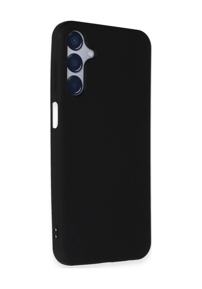 Samsung Galaxy M15 Kılıf First Silikon - Siyah