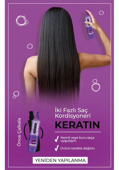 Tedar Keratin Çift Fazlı Kondisyoner Fön Suyu 240 Ml - Mrfs Najmaddin