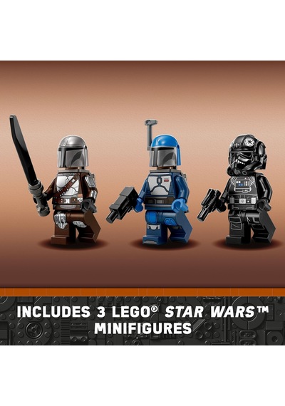 Star Wars Mandalorian Fang Fighter Vs. Tıe Interceptor 75348 Yapı Oyuncak Seti, 9 Yaş Ve Üzeri Hayranlar İçin Mükem