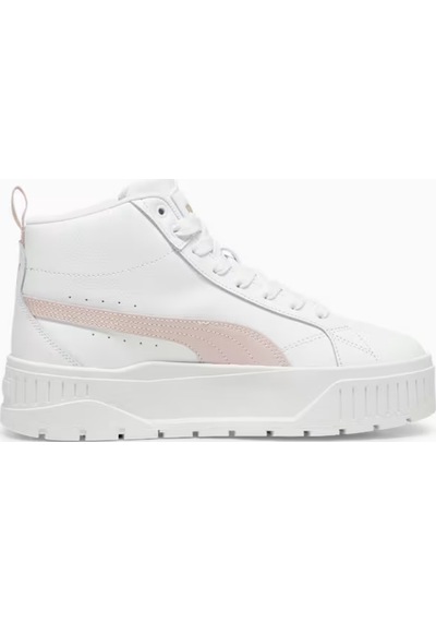 Puma Karmen Iı Mid Animal Fever Deri Kadın Beyaz Sneaker 39745905 Beyaz