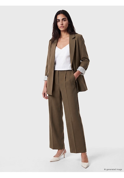 Lcw Vision Haki Krep Kadın Blazer Ceket