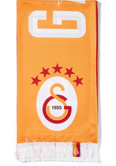 Gsstore Galatasaray Vıctor Osimhen Şal Atkı U251555 Sarı - Kırmızı