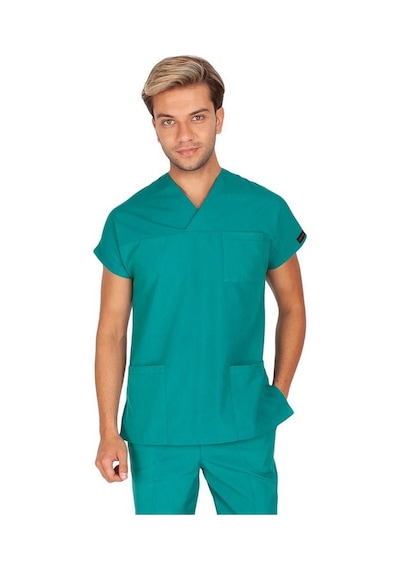 Erkek Doktor Hemşire Forması Scrubs Alpaka Kumaş Hastane Nöbet Te (474546744)