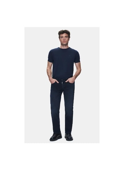 Ltb Paul X Aello Düz Paça Orta Bel Jean Pantolon Mavi Koyu
