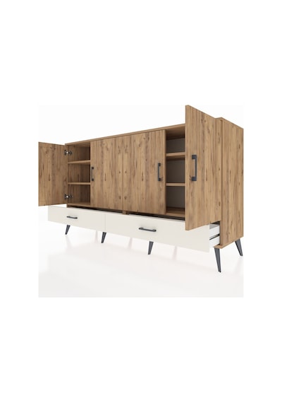 Hyperion Konsol 6 Raflı 2 Çekmeceli 4 Kapaklı 176x44x99 Çam-çam/a Çam-çam/aytaşı Hyperion Konsol 6 Raflı 2 Çekmeceli 4 Kapaklı 176x44x99 Çam-çam/a Çam-çam/aytaşı
