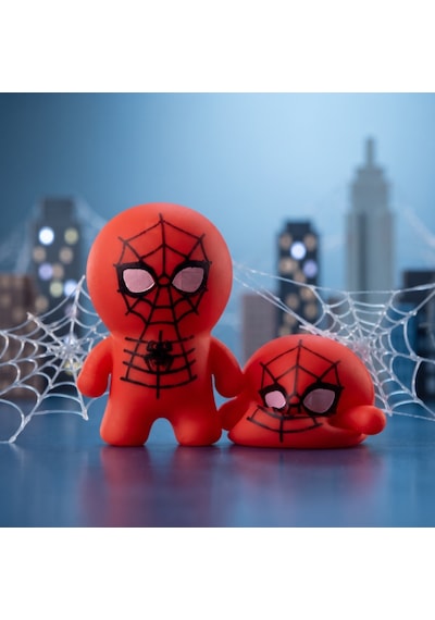 Spider-man Squishy - 12'li Paket - Yumuşak Oyuncak