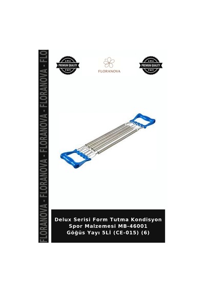 Delux Serisi Form Tutma Kondisyon Spor Malzemesi Mb-46001 Göğüs Yayı 5li Ce-015 6