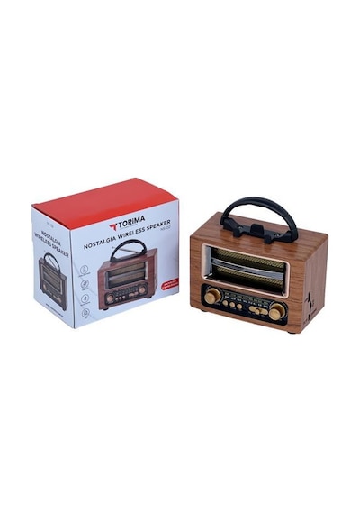 Torima NS-02 Nostajik Radyo Bluetooth Hoparlör