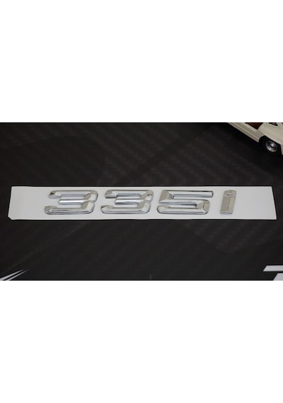 Bmw 335İ Bagaj Krom Metal 3M 3D Yazı Logo
