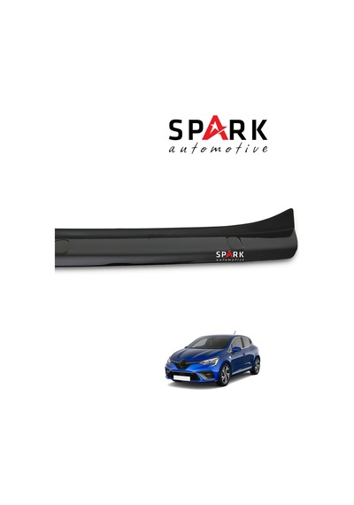 Renault Clio 5 2020- Yılı Ve Sonrası Uyumlu Arka Tampon Eşiği Parlak Siyah