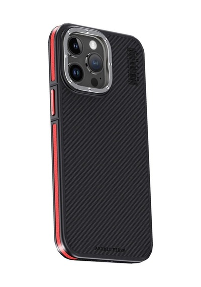 Joko Apple İphone 15 Pro Kılıf Aramid 600d Kevlar Karbon Fiber Magsafe Kapak