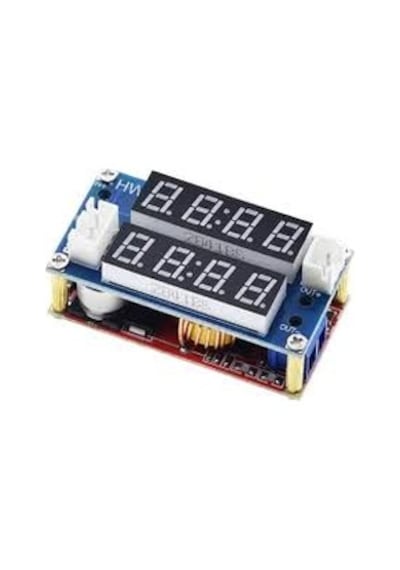 Gözelerelektronik-Xl4015 5A Voltaj Ayarlı Çift Ekranlı Gerilim Azaltıcı Modül