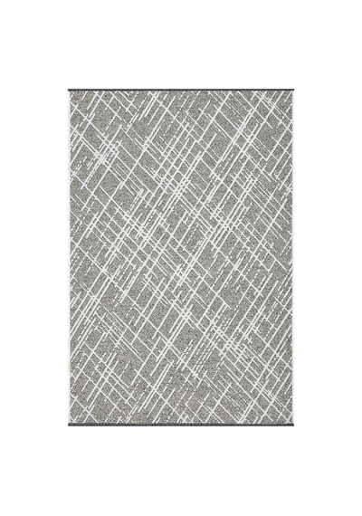 Bukle Gri Beyaz Kilim Yıkanabilir Kaymaz Taban Şönil Kilim Salon Oturma Odası Halısı Bk484