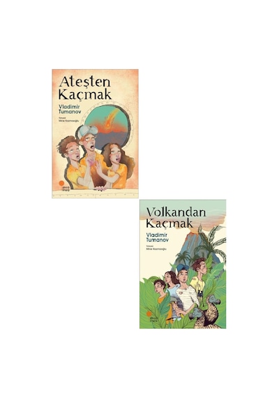 Vladimir Tumanov 2 Kitap Set / Ateşten Kaçmak + Volkandan Kaçmak