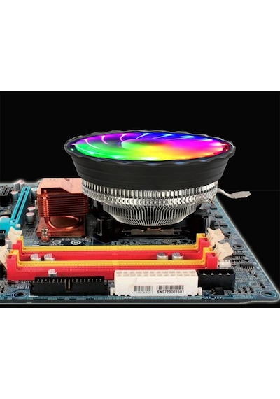 Smartchoice Intel 775/1150/1151/1155/1156/1366 Amd Pc İçin Sessiz Cpu Soğutucu Fan Isı Emici