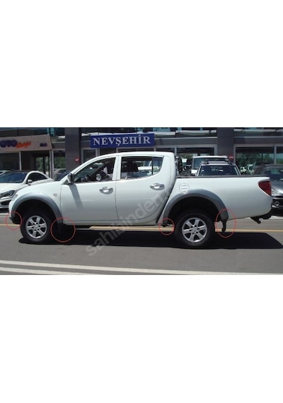 Mitsubishi L200 Pick Up 10/15 Arka Çamurluk Ağzı Plasti Ği Sol Dodi K 4x2 - Çamurluk